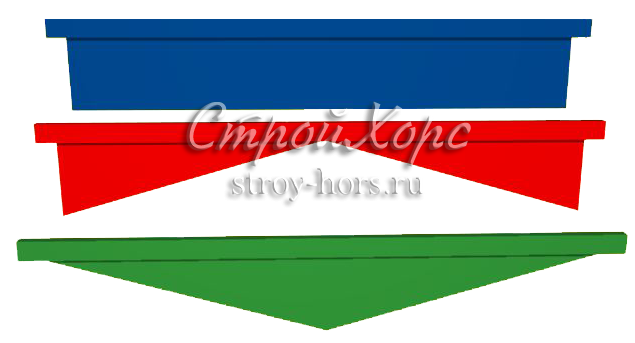 Навесной щит из простой фанеры