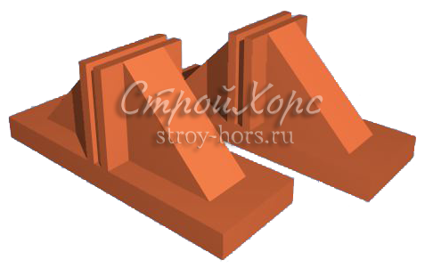 Подставки под заставки 2шт для конкура